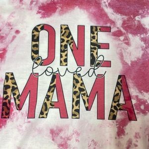 Bleached/Sublimation Tshirt size small women’s.